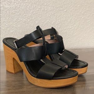 Madewell “Irving” Wooden Platform Sandal